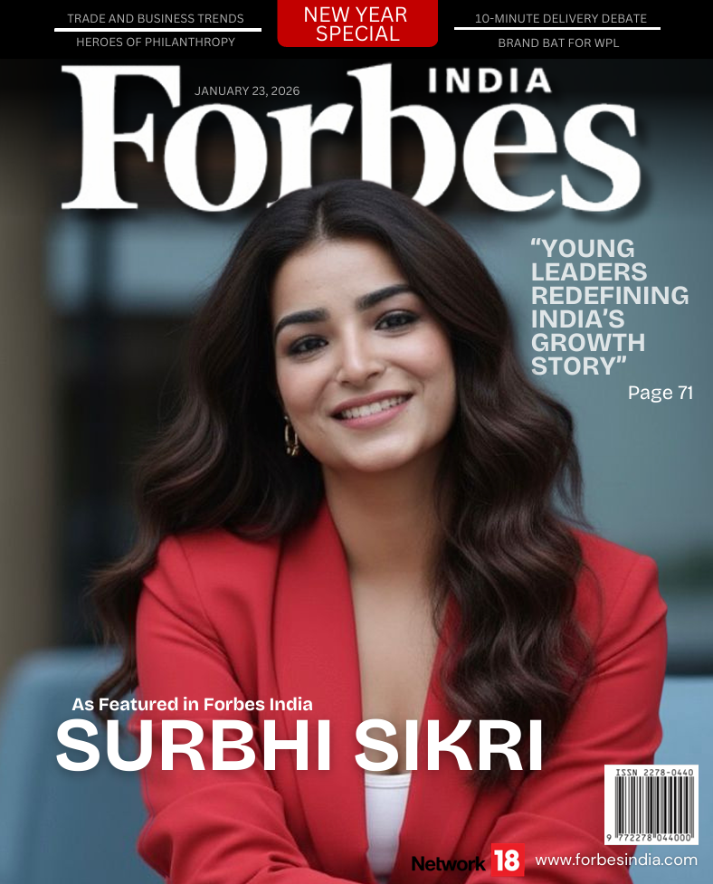 As Featured on Forbes India: Surbhi Sikri on Redefining Modern Aesthetics